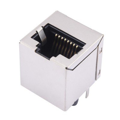 Vertical Ethernet RJ45 Connector Plug with Transformer 10/100base